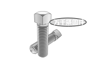 方头锥端紧定螺钉 ASME B18.6.2