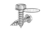 C牙细牙十字槽球面圆柱头自攻螺钉 ASME B18.6.4