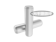 米制超大型淬硬车削圆柱销 ASME B18.8.5M
