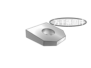米制结构工程用高强度摩擦螺栓用8°方斜垫圈 BS 4395