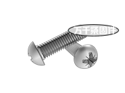 米字槽盘头三角锁紧螺钉 DIN 7500C