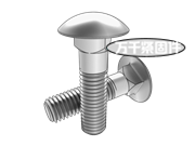 圆头方颈螺栓 MS 20069B