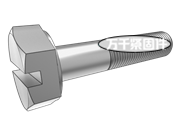 六角头开槽螺栓 MS 9122